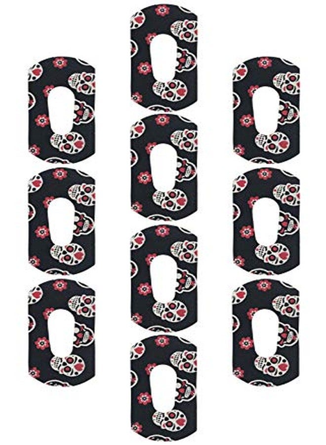RockaDex Adhesive Patch for Dexcom CGM G6 10 Pack (Sugar Skull) - Image 1